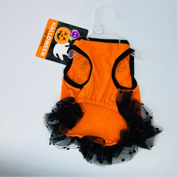 Halloween Dog Outfit Black/Orange XS NWT - Picture 4 of 7